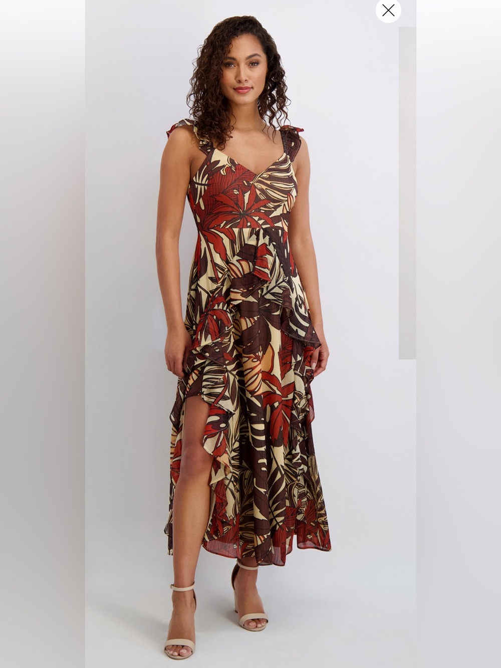 Siena Sleeveless Chiffon A-line Dress